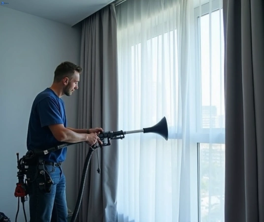 Professional commercial curtain cleaning process equipment Matty Curtain Cleaning camberwell-vic
