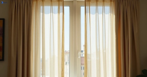 Dull dusty drapes in camberwell-vic before professional cleaning